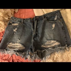 Articles of Society denim shorts